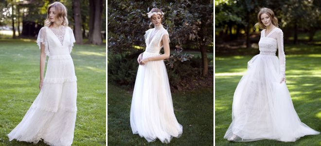 стильные и модные свадебные платья