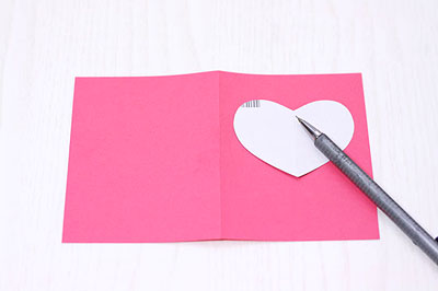1 как сделать валентинку из бумаги