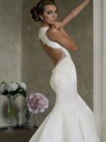 Свадебные платья с открытой спиной  - самые красивые модели