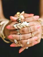 Фаланговые кольца – самые красивые украшения из золота, серебра, бижутерия
