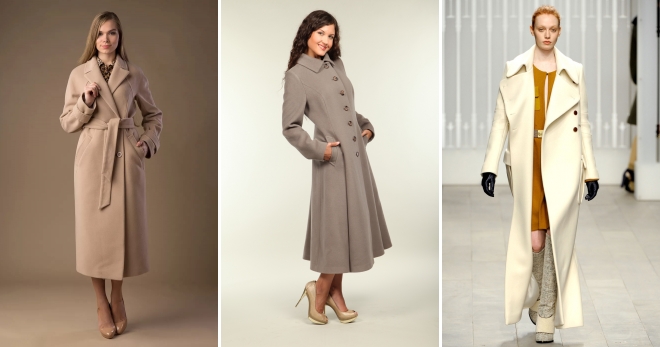 Длинное пальто – отличная основа для создания модного образа