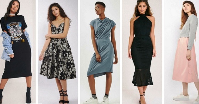 Платье миди – самые модные и стильные модели на все случаи жизни