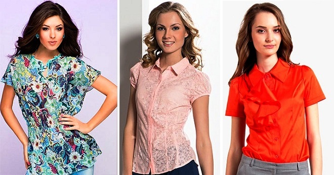 Летние блузки с коротким рукавом – яркие и пастельные модели к любому стилю