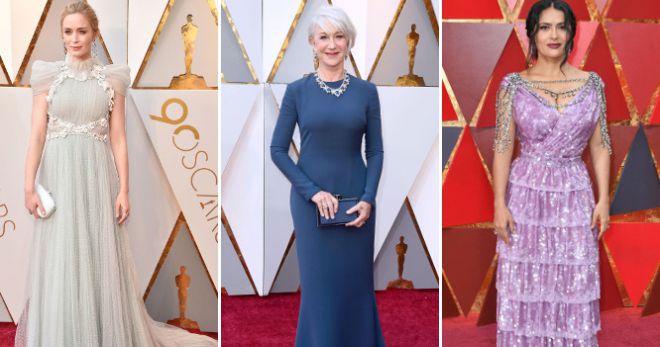 Оскар 2018 – платья – лучшие и худшие наряды церемонии вручения премии