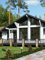 Одноэтажные дома в стиле шале