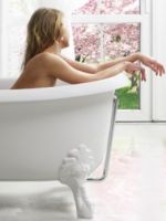 Ванна из литого мрамора - какие особенности дизайна имеет искусственный мрамор?