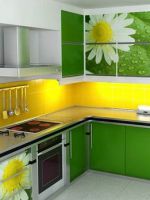 Зеленая кухня - как можно создать весеннее настроение на кухне?