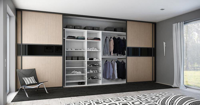 Встроенный шкаф в спальне - как правильно задействовать каждый квадратный сантиметр?