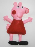 Свинка Пеппа из фетра своими руками - любимая игрушка для вашего малыша