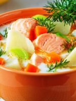 Рыбный суп из красной рыбы - рецепт