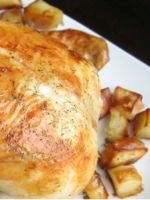 Курица с айвой в духовке – рецепт
