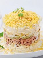 Салат «Мимоза» с горбушей - простые и вкусные рецепты красивой закуски
