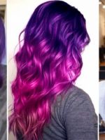 Фиолетовые волосы - 60 фото-идей модного окрашивания