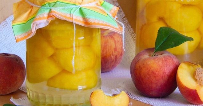 Компот из персиков на зиму - простые рецепты вкусной заготовки