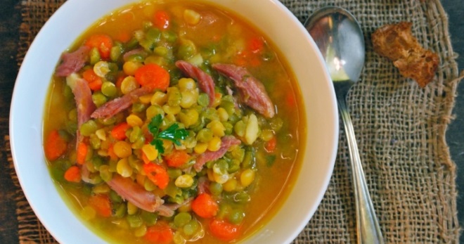 Гороховый суп со свининой - самые лучшие рецепты приготовления горячего блюда с мясом