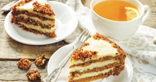 Ореховый торт - вкусные и необычные рецепты домашнего десерта