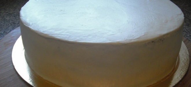Белковый крем для торта
