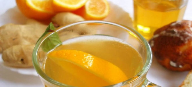 чай с апельсином и имбирем