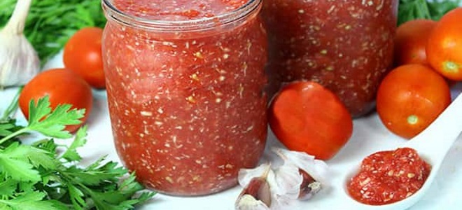 хреновина с помидорами и чесноком рецепт