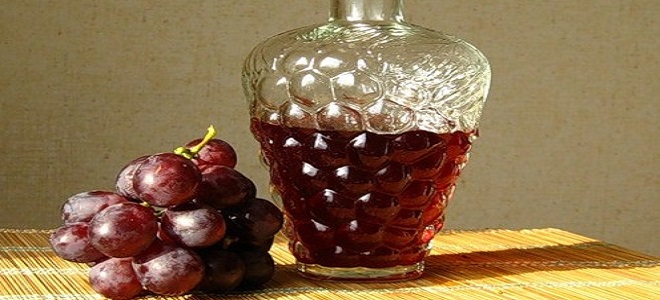 Настойка из винограда Лидия на водке