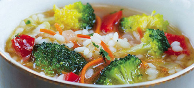 овощной суп с брокколи