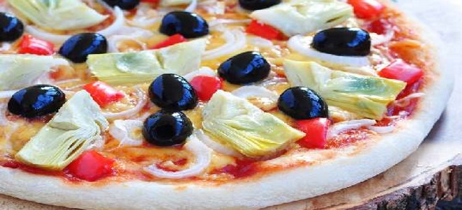 пиццетты с топинамбуром и оливками – рецепт