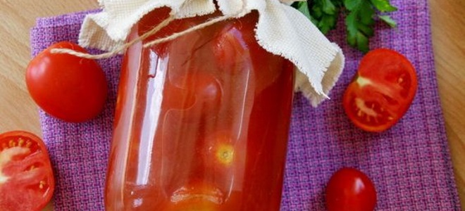 Помидоры в томатном соке - рецепты на зиму без стерилизации, с аспирином, целиком и дольками