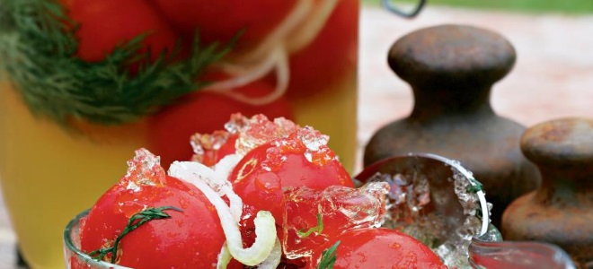 помидоры в желе без уксуса на зиму