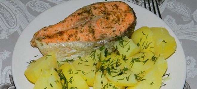 Рыба с картошкой в рукаве в духовке