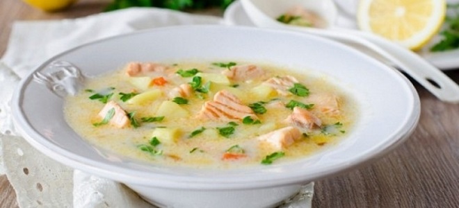 Рыбный суп с плавленным сыром - рецепт