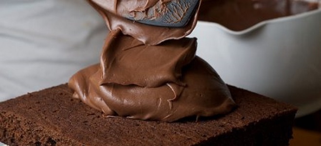 Шоколадно масляный крем для торта