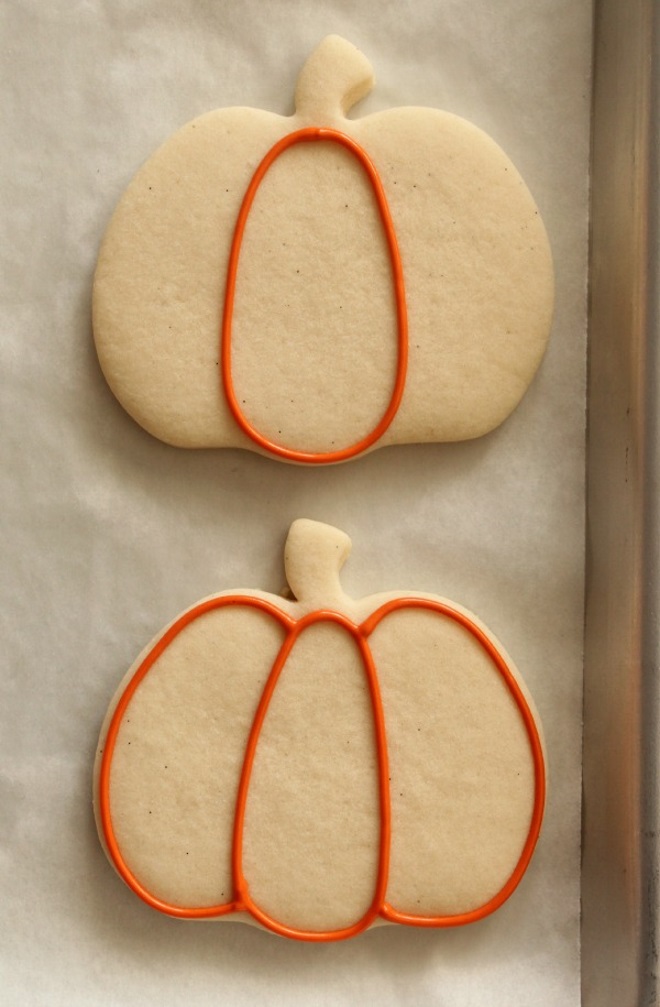 Сладкое печенье-тыква на Хэллоуин 1