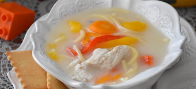 суп куриный с вермишелью и сыром рецепт