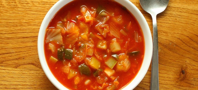 суп минестроне овощной