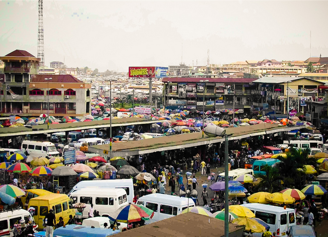 Кумаси - второй по величине город Ганы