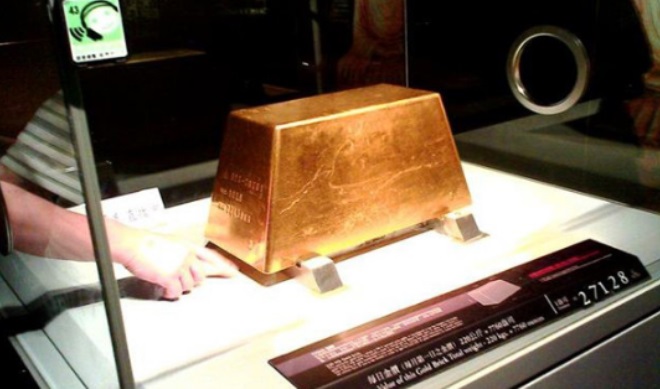 200-килограммовый слиток золота
