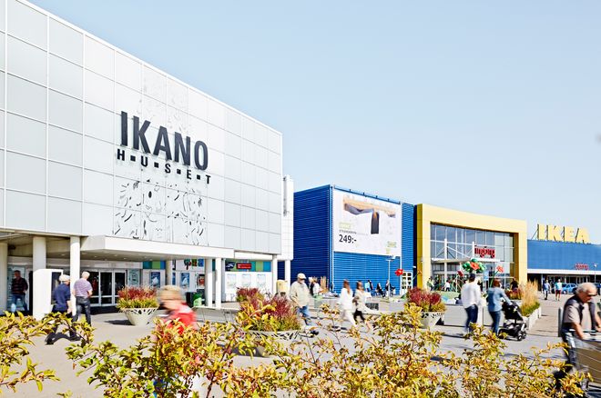 Шопинг-центры IKANO-huset и IKEA в Линчепинге