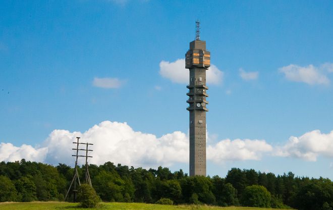 Телевизионная башня Kaknastornet в Стокгольме