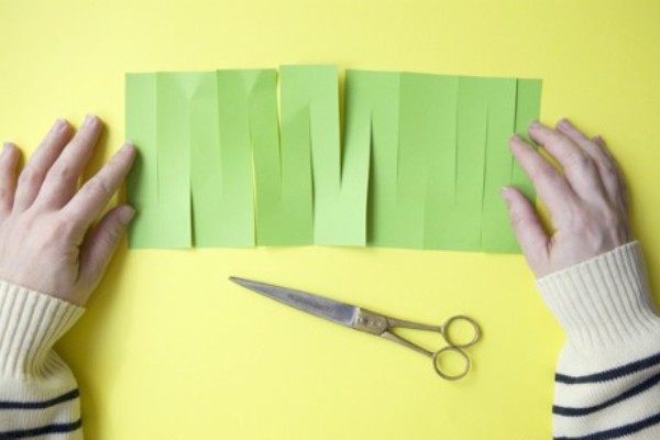 Как сделать простую гирлянду из бумаги