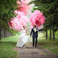 розовая свадьба