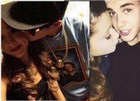 Ариана Гранде и Джастин Бибер целуются