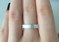 керамическое кольцо с бриллиантом 4