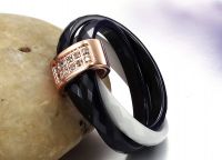 керамическое кольцо с бриллиантом 6
