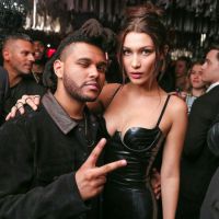 The Weeknd и Белла Хадид в черном платье