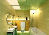 Отделка ванной комнаты со скошенным потолком