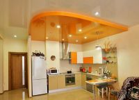 натяжные потолки для кухни