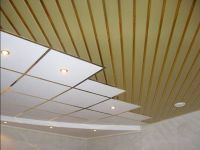 Реечный потолок в ванной -5