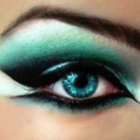 красивый легкий макияж для зеленых глаз 9