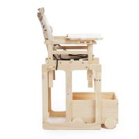 Детский стульчик для кормления деревянный 4