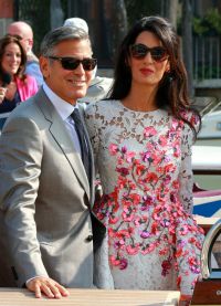 Джордж Клуни и его жена